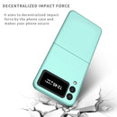 For Samsung Galaxy Z Flip4 Armor Foldable Phone Case(Sky Blue)