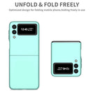 For Samsung Galaxy Z Flip4 Armor Foldable Phone Case(Sky Blue)