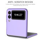 For Samsung Galaxy Z Flip4 Armor Foldable Phone Case(Purple)