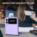For Samsung Galaxy Z Flip4 Armor Foldable Phone Case(Purple)