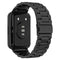 For Huawei Watch Fit 2 Three-bead Metal Stainless Steel Watch Band(Black)