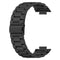 For Huawei Watch Fit 2 Three-bead Metal Stainless Steel Watch Band(Black)