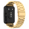 For Huawei Watch Fit 2 Three-bead Metal Stainless Steel Watch Band(Gold)