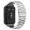 For Huawei Watch Fit 2 Three-bead Metal Stainless Steel Watch Band(Silver)