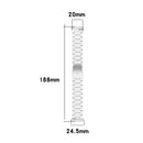 For Huawei Watch Fit 2 Three-bead Metal Stainless Steel Watch Band(Black Red)