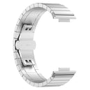 For Huawei Watch Fit 2 One-bead Metal Stainless Steel Watch Band(Silver)