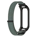 For Samsung Galaxy Fit 2 SM-R220 Nylon Loop Watch Band(Grey + Black Frame)