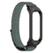 For Samsung Galaxy Fit 2 SM-R220 Nylon Loop Watch Band(Grey + Black Frame)