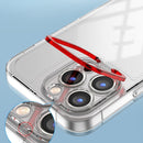 For iPhone 14 Transparent Invisible Bracket Shockproof Phone Case (Transparent)