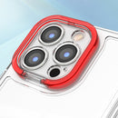 For iPhone 14 Transparent Invisible Bracket Shockproof Phone Case (Transparent)