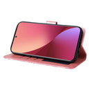 For Xiaomi 12 / 12X Embossed Sunflower Leather Phone Case(Pink)