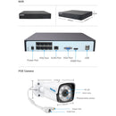 ESCAM PVR608 HD 1080P 8CH H.265 Humanoid POE NVR Security System(EU Plug)