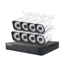 ESCAM PVR608 HD 1080P 8CH H.265 Humanoid POE NVR Security System(EU Plug)