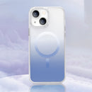 Gradient Magsafe Magnetic Phone Case For iPhone 14(Blue)