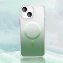 Gradient Magsafe Magnetic Phone Case For iPhone 14(Green)