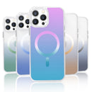 Gradient Magsafe Magnetic Phone Case For iPhone 14(Blue)