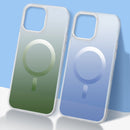 Gradient Magsafe Magnetic Phone Case For iPhone 14(Green)
