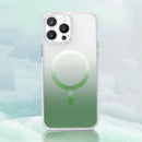 Gradient Magsafe Magnetic Phone Case For iPhone 14 Pro(Green)