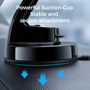 JOYROOM JR-ZS290 15W Magnetic Wireless Charger Dashboard Car Holder with LED Letter Ring(Silver)
