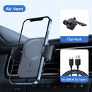 JOYROOM JR-ZS295 15W Mechanical Magnetic Wireless Charger Air Vent Car Holder(Black)