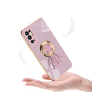 For Xiaomi Redmi Note 10 5G 6D Plating Astronaut Ring Kickstand Phone Case(Black)