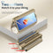 For Samsung Galaxy Z Fold4 Full Body Integrated Electroplating Hinge Phone Case with Pen Slot(Gold)