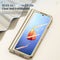 For Samsung Galaxy Z Fold4 Full Body Integrated Electroplating Hinge Phone Case with Pen Slot(Gold)