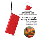 For Samsung Galaxy A23 4G/5G / M23 5G / F23 5G Embossed Sunflower Leather Phone Case(Red)