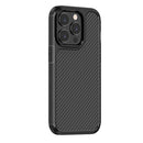 For iPhone 14 Pro Carbon Fiber Texture Case(Black)
