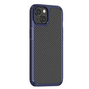 Carbon Fiber Texture Case For iPhone 14 Max(Blue)