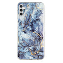 For Samsung Galaxy A13 5G IMD Marble Pattern TPU Phone Case(Grey)
