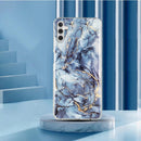 For Samsung Galaxy A13 5G IMD Marble Pattern TPU Phone Case(Grey)
