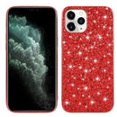 Glitter Powder TPU Phone Case For iPhone 14(Red)