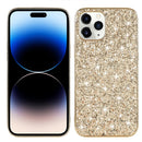 Glitter Powder TPU Phone Case For iPhone 14 Pro(Gold)