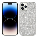 Glitter Powder TPU Phone Case For iPhone 14 Pro(Silver)