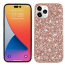 Glitter Powder TPU Phone Case For iPhone 14 Pro Max(Rose Gold)