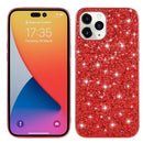 Glitter Powder TPU Phone Case For iPhone 14 Pro Max(Red)
