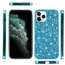 Glitter Powder TPU Phone Case For iPhone 14 Pro Max(Rose Gold)