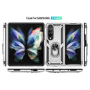 For Samsung Galaxy Z Fold4 Shockproof TPU + PC Phone Case(Silver)
