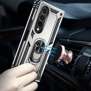 For Samsung Galaxy Z Fold4 Shockproof TPU + PC Phone Case(Silver)