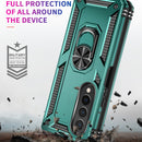 For Samsung Galaxy Z Fold4 Shockproof TPU + PC Phone Case(Dark Green)