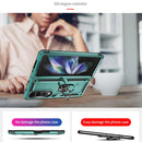 For Samsung Galaxy Z Fold4 Shockproof TPU + PC Phone Case(Dark Green)