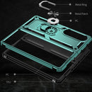 For Samsung Galaxy Z Fold4 Shockproof TPU + PC Phone Case(Dark Green)