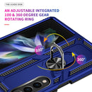 For Samsung Galaxy Z Fold4 Shockproof TPU + PC Phone Case(Blue)