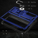 For Samsung Galaxy Z Fold4 Shockproof TPU + PC Phone Case(Blue)