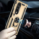 For Samsung Galaxy Z Fold4 Shockproof TPU + PC Phone Case(Gold)