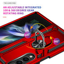 For Samsung Galaxy Z Fold4 Shockproof TPU + PC Phone Case(Red)