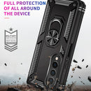 For Samsung Galaxy Z Fold4 Shockproof TPU + PC Phone Case(Black)