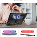 For Samsung Galaxy Z Fold4 Shockproof TPU + PC Phone Case(Black)