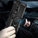 For Samsung Galaxy Z Fold4 Shockproof TPU + PC Phone Case(Black)